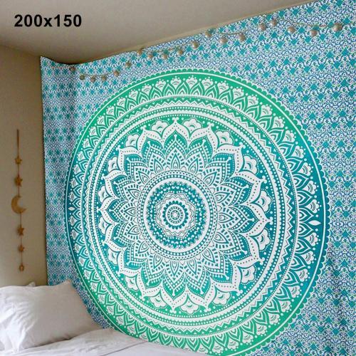 Tapiz de Pared Mandala Bohemio y Decoración para Tapete de Yoga