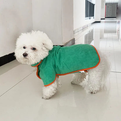Albornoz de Secado Rápido para Perros y Gatos – Toalla Baño Mascotas