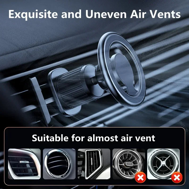 Soporte MagSafe Magnético de Auto para iPhone 13 / 14 / 15 – Rejilla de Aire
